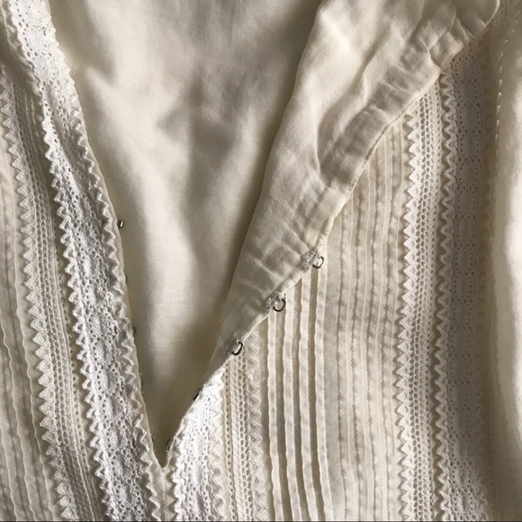 Elie Tahari Cream blouse - Picture 4 of 8